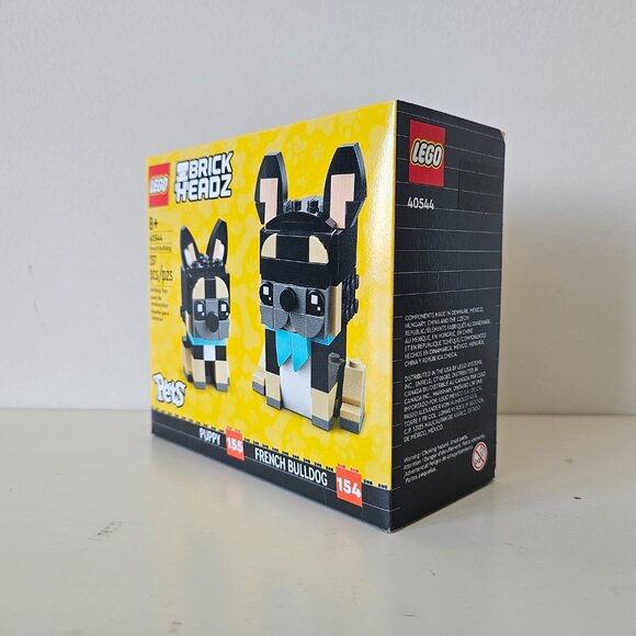 NIB LEGO 40544 BrickHeadz Pets French Bulldog 237 pcs - FACTORY SEALED! RETIRED! - Picture 3 of 5